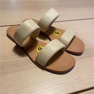 Ladies size 9 sandals, BOG Collective double strap sandals, beach sandals